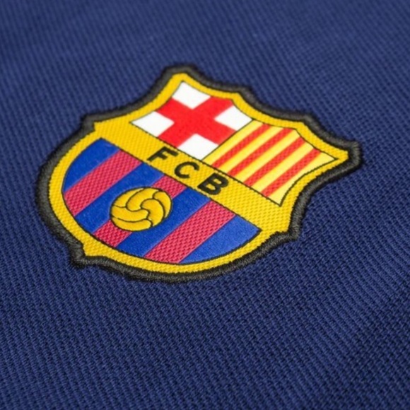 Nike FBC Barcelona Official Football/Soccer League Polo Shirt - Picture 6 of 9
